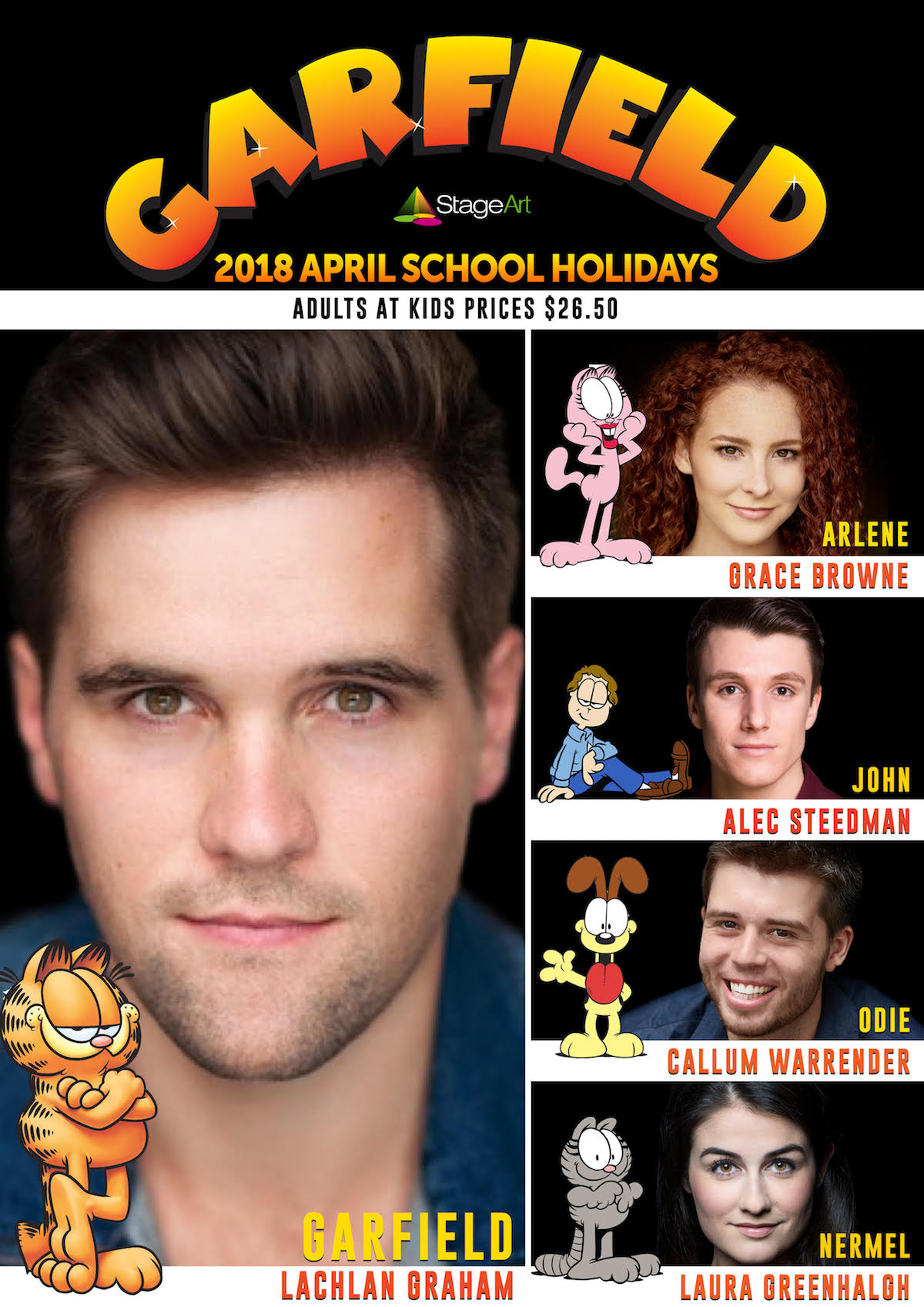 Garfield Cast Announced DanceLife Australia's Leading Online Dance