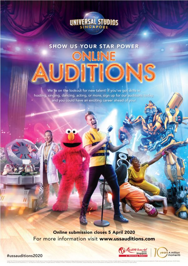 Universal Studios Singapore Online Auditions Dance Life