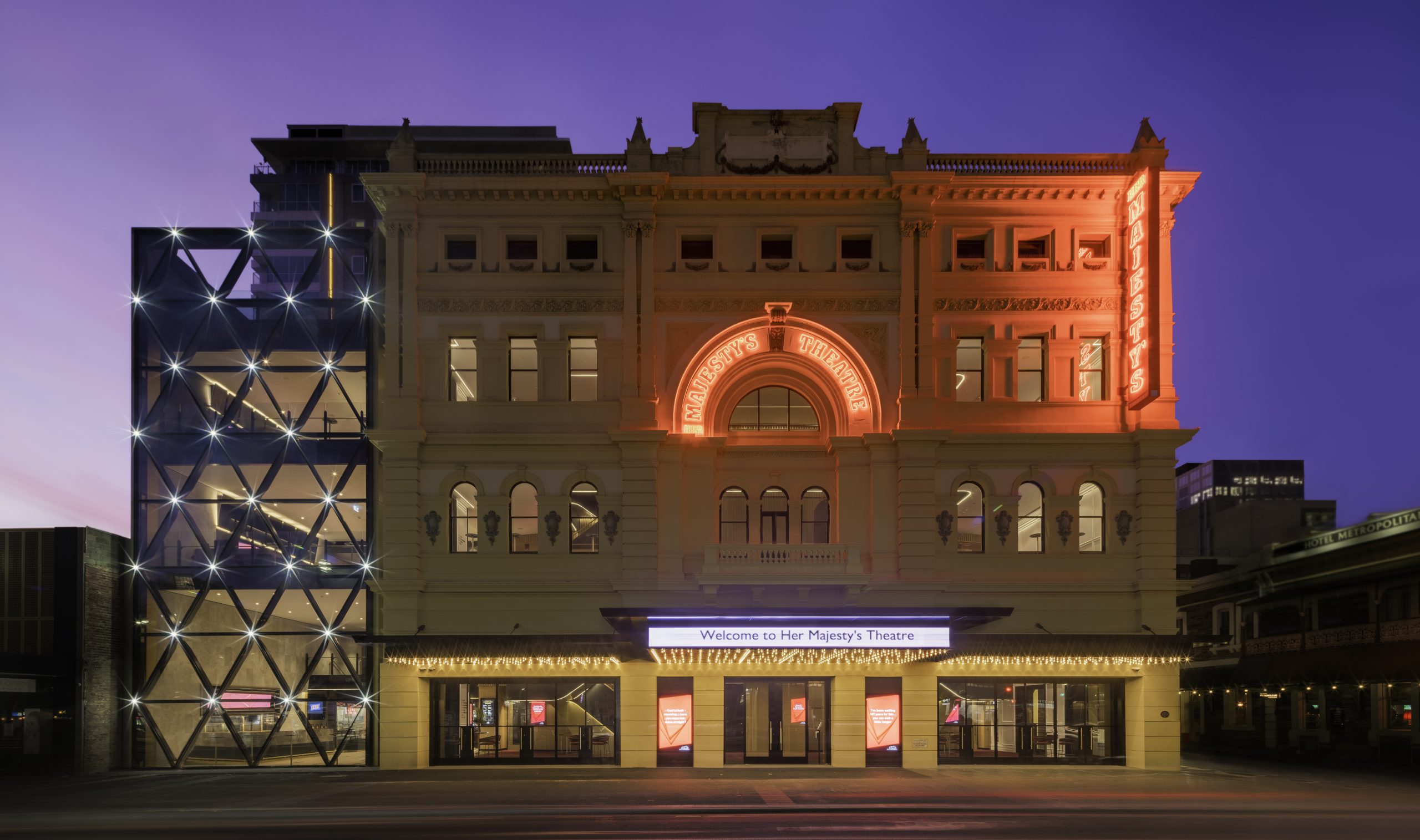 Peek Behind The Curtain At Her Majesty S Theatre As The Venue   Facade Photo Credit Chris Oaten Scaled 